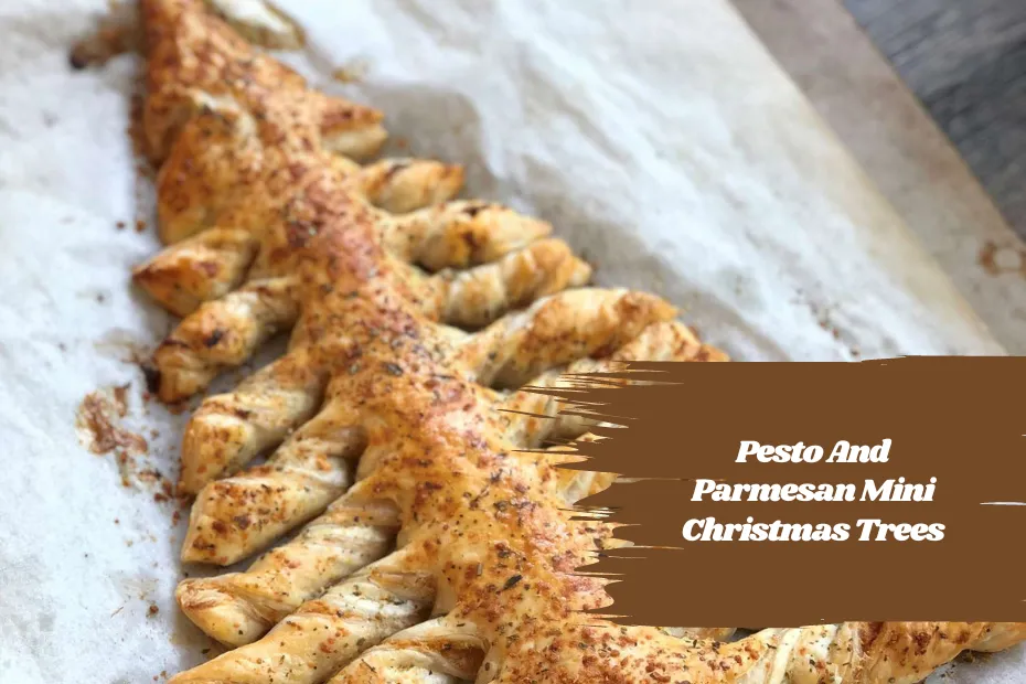 Pesto And Parmesan Mini Christmas Trees