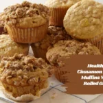 Healthy Cinnamon Apple Muffins With Rolled Oats
